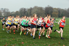 Boys under-15s British Athletics Liverpool Cross Challenge, Sefton Park, Liverpool. Photo:  David T. Hewitson/Sports for All Pics
